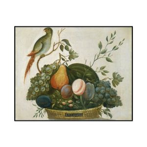 A Randall Basket Of Fruit With Parrot Landscape Set1 Cover0