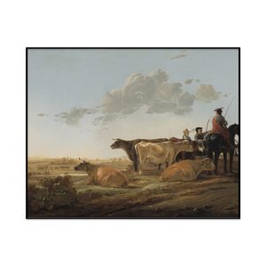 Aelbert Cuyp Landscape With Herdsmen Landscape Set1 Cover0