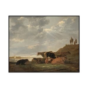 Aelbert Cuyp River Landscape With Cows Landscape Set1 Cover0