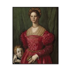 Agnolo Bronzino A Young Woman And Her Little Boy Portrait Set1 Cover0