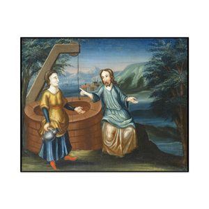 Americanth Century Christ And The Woman Of Samaria Landscape Set1 Cover0