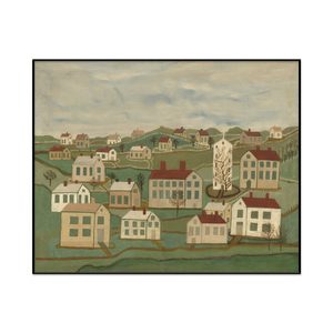 Americanth Century Twenty Two Houses And A Church Landscape Set1 Cover0