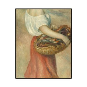 Auguste Renoir Girl With A Basket Of Fish Portrait Set1 Cover0