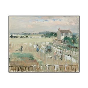 Berthe Morisot Hanging The Laundry Out To Dry Landscape Set1 Cover0