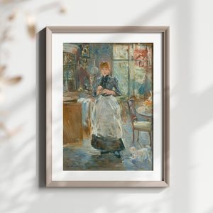 Berthe Morisot In The Dining Room Portrait Set1 Minimal2