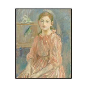 Berthe Morisot The Artist S Daughter With A Parakeet Portrait Set1 Cover0