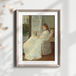 Berthe Morisot The Artist S Sister At A Window Portrait Set1 Minimal2