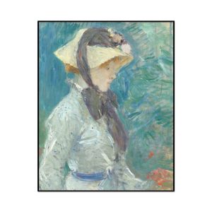 Berthe Morisot Young Woman With A Straw Hat Portrait Set1 Cover0