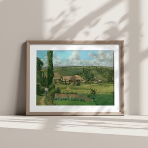 Camille Pissarro Landscape At Les Pâtis Pontoise Landscape Set1 Minimal1