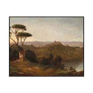 Christopher Pearse Cranch Castle Gondolfo Lake Albano Italy Landscape Set1 Cover0
