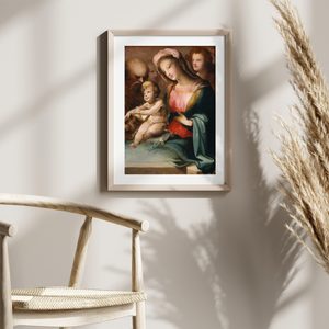 Domenico Beccafumi The Holy Family With Angels Portrait Set1 Minimal7