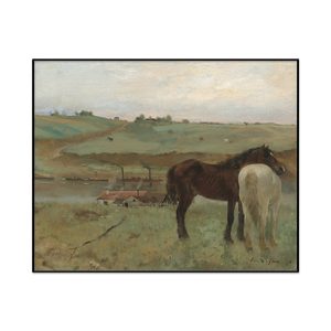 Edgar Degas Horses In A Meadow Landscape Set1 Cover0