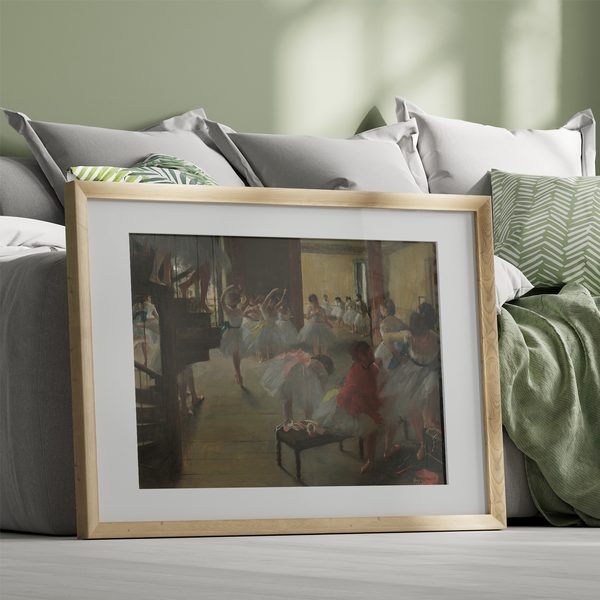 Edgar Degas The Dance Class Landscape Set1 Bed1