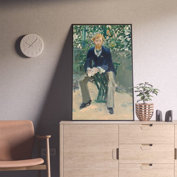 Edouard Manet George Moore In The Artist S Garden Portrait Set1 Living4