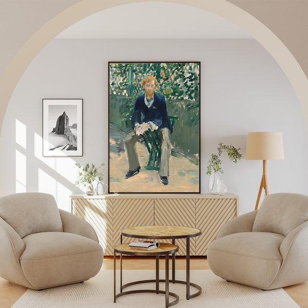 Edouard Manet George Moore In The Artist S Garden Portrait Set1 Living5