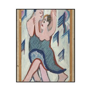 Ernst Ludwig Kirchner Dancing Couple In The Snow Reverse Portrait Set1 Cover0