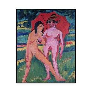 Ernst Ludwig Kirchner Two Girls Under An Umbrella Portrait Set1 Cover0