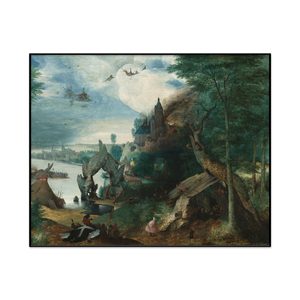 Follower Of Pieter Bruegel The Elder The Temptation Of Saint Anthony Landscape Set1 Cover0