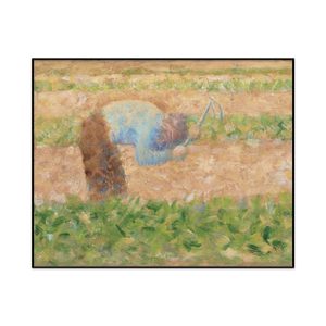 Georges Seurat Man With A Hoe Landscape Set1 Cover0