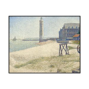 Georges Seurat The Lighthouse At Honfleur Landscape Set1 Cover0