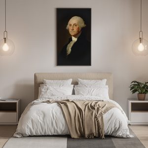 Gilbert Stuart George Washington Portrait Set1 Bed1