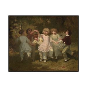 Hugues Merle Children Playing In A Park Landscape Set1 Cover0