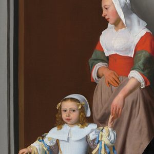 Jacob Ochtervelt A Nurse And A Child In An Elegant Foyer Details