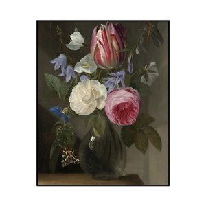 Jan Philips Van Thielen Roses And A Tulip In A Glass Vase Portrait Set1 Cover0