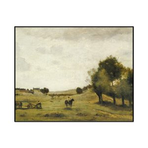 Jean Baptiste Camille Corot View Near Epernon Landscape Set1 Cover0