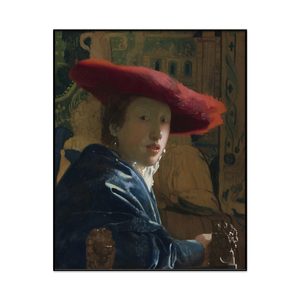 Johannes Vermeer Girl With The Red Hat Portrait Set1 Cover0