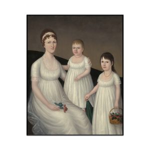 Joshua Johnson Grace Allison Mccurdy Mrs Hugh Mccurdy And Her Daughters Mary Jane And Letitia Grace Portrait Set1 Cover0