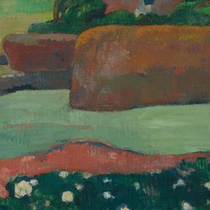 Paul Gauguin Haystacks In Brittany Details