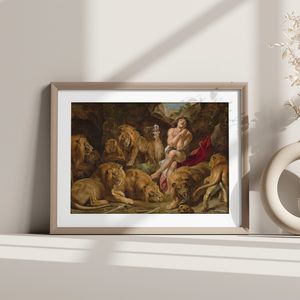 Sir Peter Paul Rubens Daniel In The Lions Den Landscape Set1 Minimal3