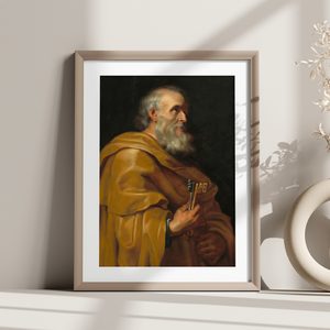 Studio Of Sir Peter Paul Rubens Saint Peter Portrait Set1 Minimal5
