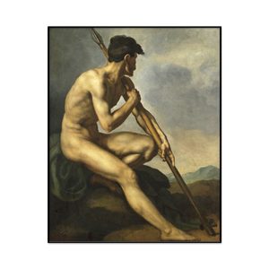 Theacuteodore Gericault Nude Warrior With A Spear Portrait Set1 Cover0