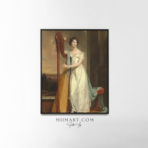 Thomas Sully Lady With A Harp Eliza Ridgely Portrait Set1 Cover1 Highlight