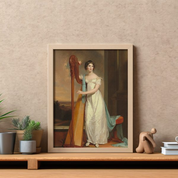 Thomas Sully Lady With A Harp Eliza Ridgely Portrait Set1 Sand7