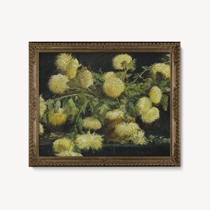 Unknown Or Possibly Americanth Century Chrysanthemums Landscape Set1 Raw2