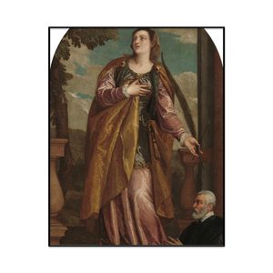 Veronese Workshop Possibly Gabriele Caliari Saint Lucy And A Donor Portrait Set1 Cover0