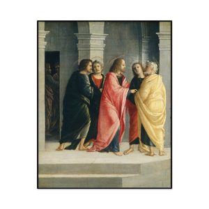 Vincenzo Civerchio Christ Instructing Peter And John To Prepare For The Passover Portrait Set1 Cover0