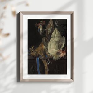 Willem Van Aelst Still Life With Dead Game Portrait Set1 Minimal2
