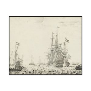 Willem Van De Velde The Elder Dutch Ships Near The Coast Landscape Set1 Cover0