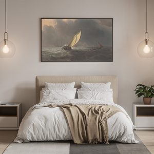 Willem Van De Velde The Younger And Studio After The Storm Landscape Set1 Bed2