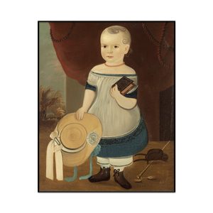 William Matthew Prior Child With Straw Hat Portrait Set1 Cover0