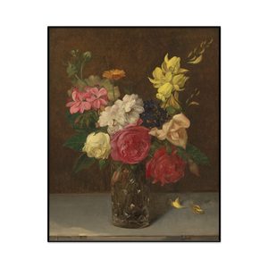 William Perkins Babcock Flowers In A Cut Glass Vase Portrait Set1 Cover0