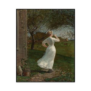 Winslow Homer The Dinner Horn Blowing The Horn At Seaside Portrait Set1 Cover0