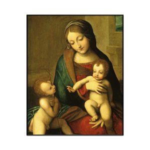 After Correggio Madonna And Child With The Infant Saint John Portrait Set1 Cover0