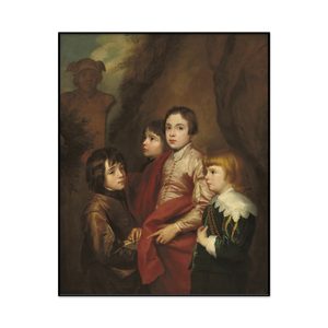 After Sir Anthony Van Dyck Group Of Four Boys Portrait Set1 Cover0